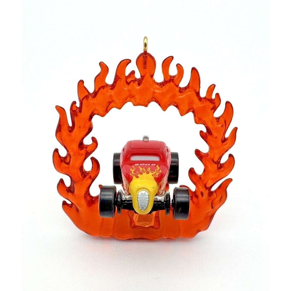 Mattel Hot Wheels 2002 HALLMARK Ornament Flames Car No Box